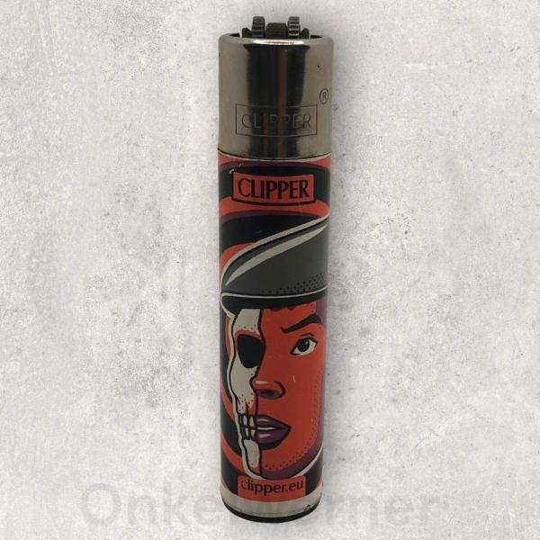 Skulls 16 - 4/4 Clipper Feuerzeug 